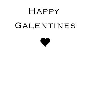 Personalised Label - "HAPPY GALENTINES"