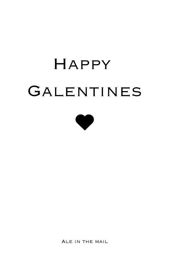 Personalised Label - "HAPPY GALENTINES"