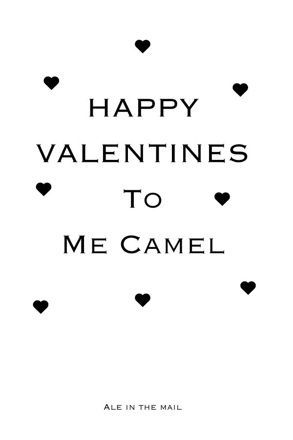 Personalised Label - "TO ME CAMEL"